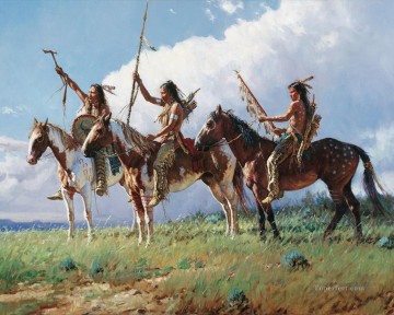 indios americanos occidentales 31 Pinturas al óleo
